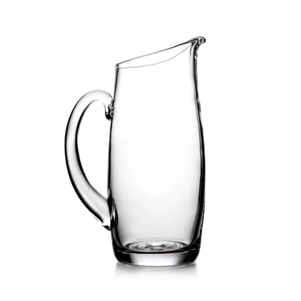 Simon Pearce Clear Glass Pitcher